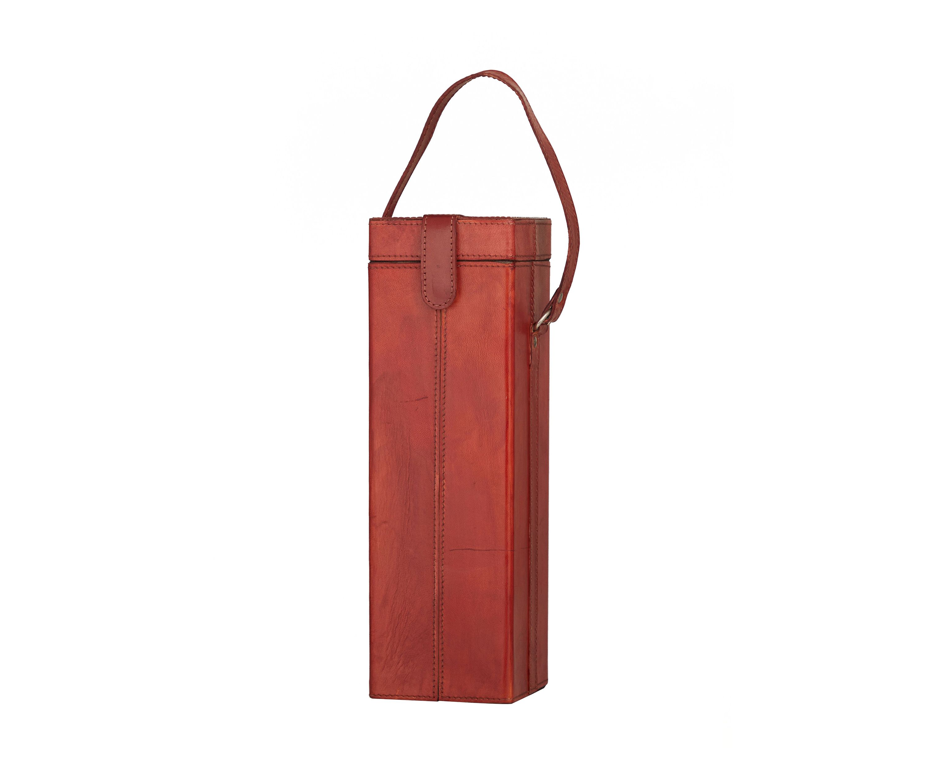 Modern Leather Wine Holder