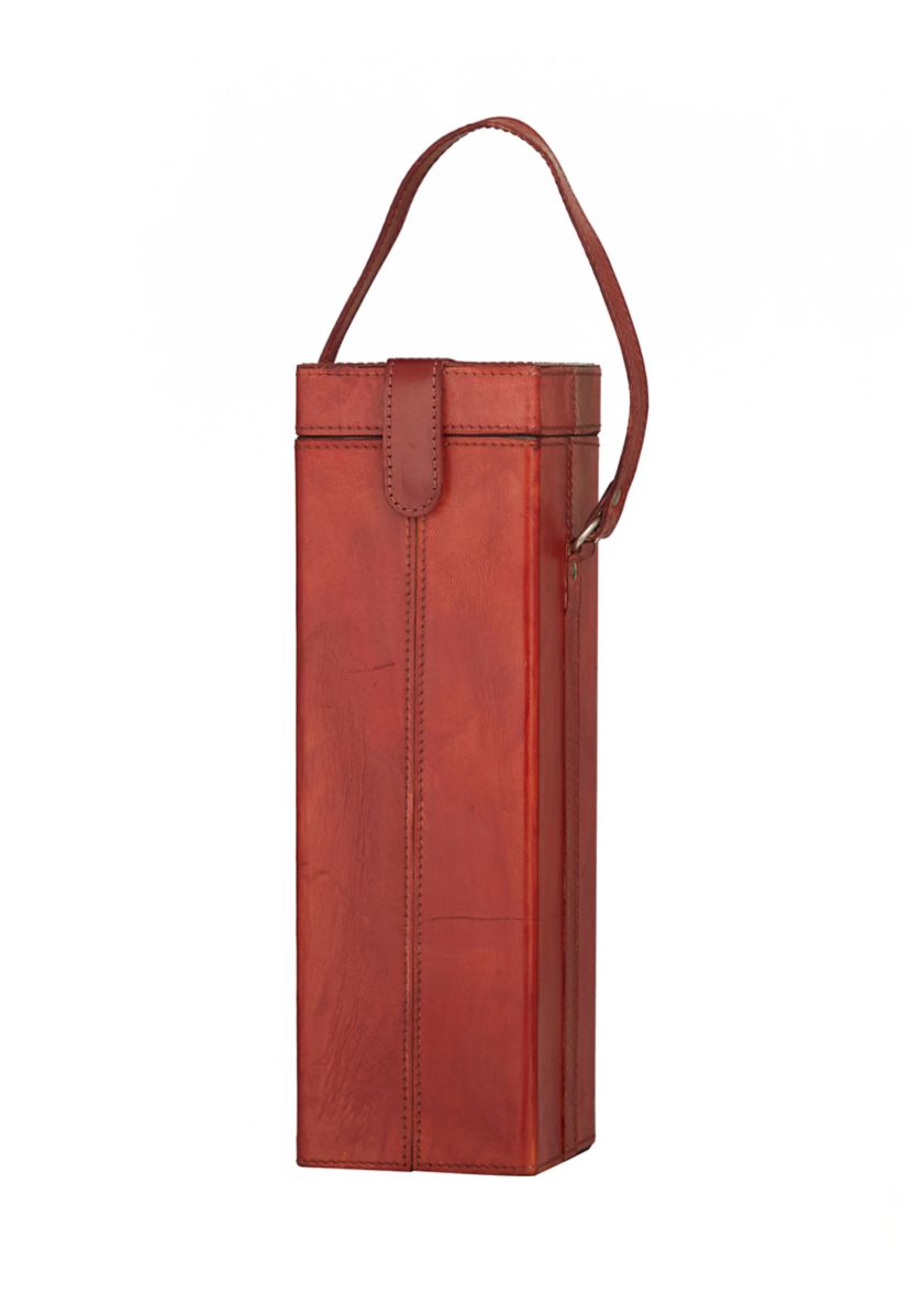 Modern Leather Wine Holder