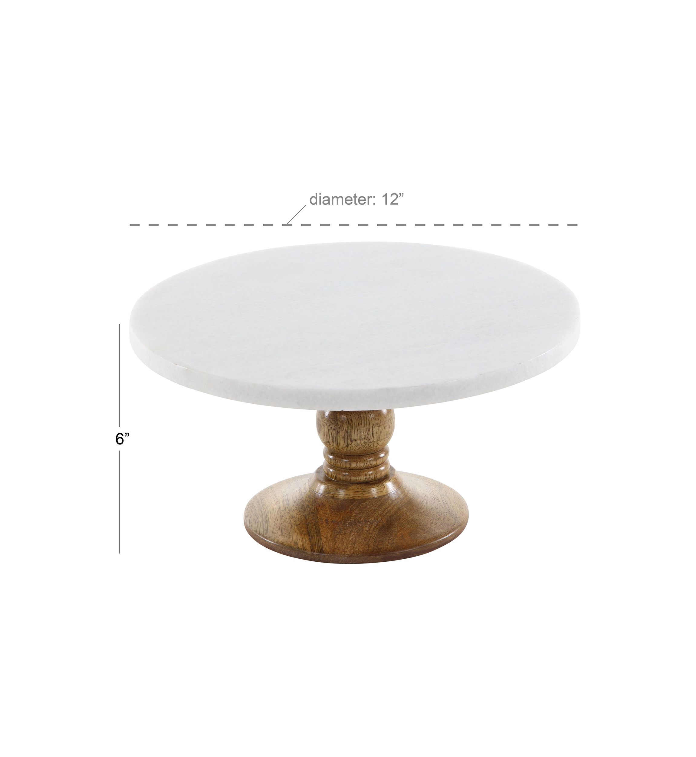 Modern Mango Wood Cake Stand