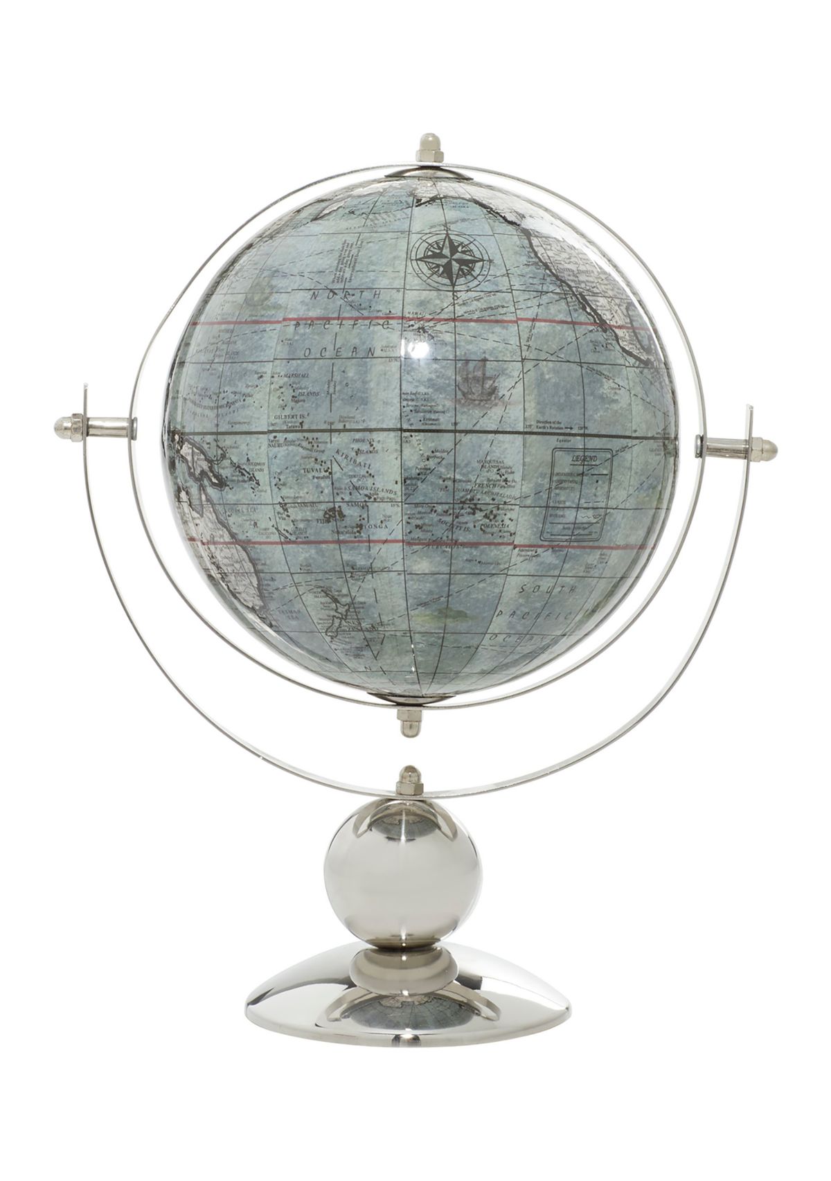 Traditional Stainless Steel Metal Globe