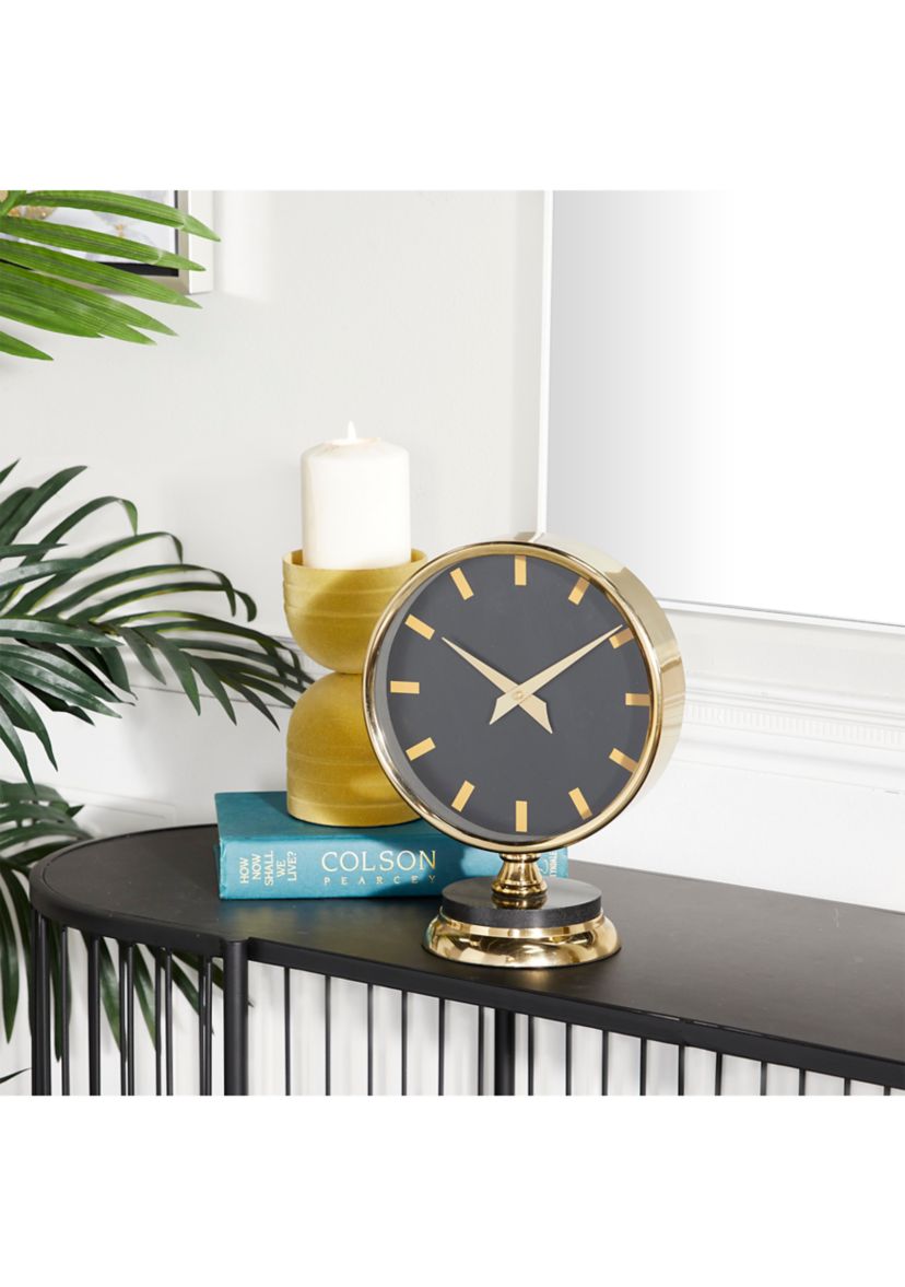 Modern Stainless Steel Metal Clock