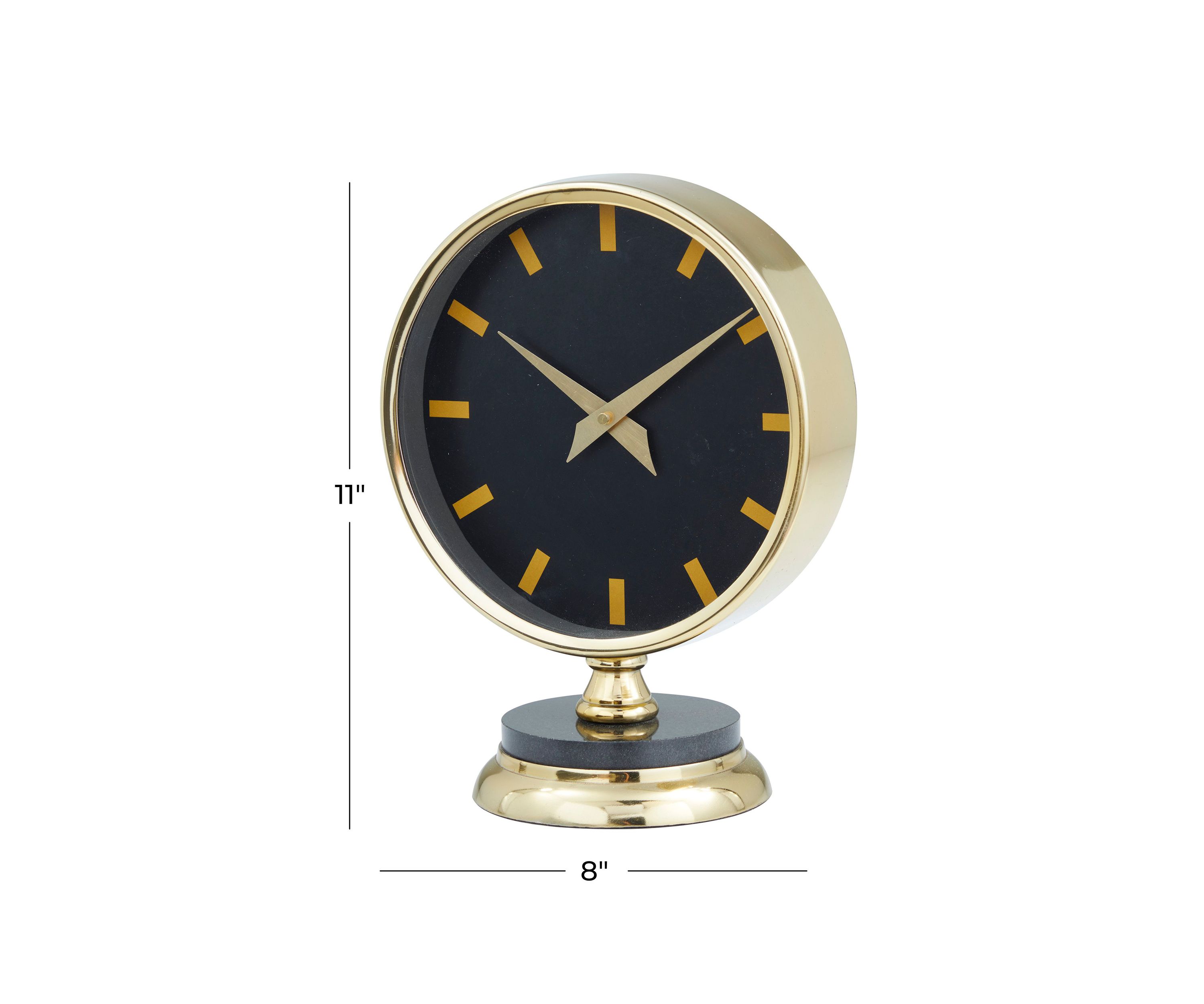 Modern Stainless Steel Metal Clock