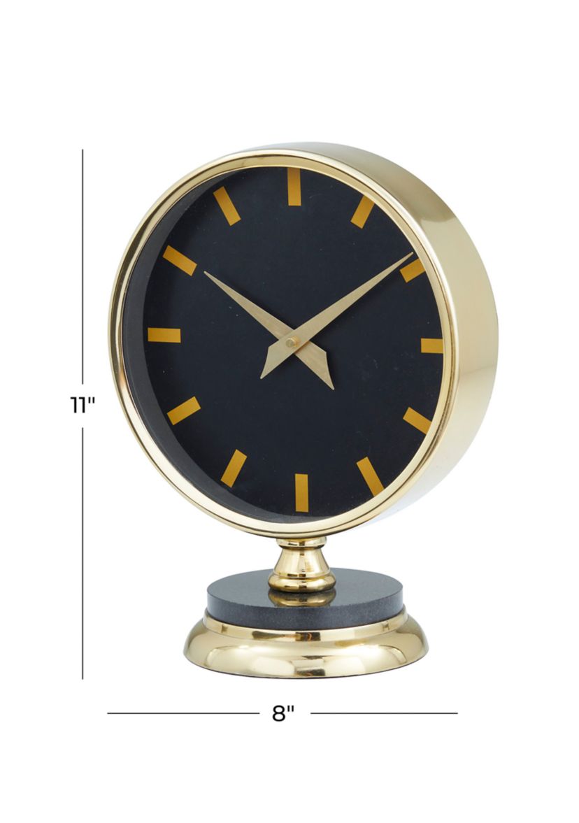 Modern Stainless Steel Metal Clock