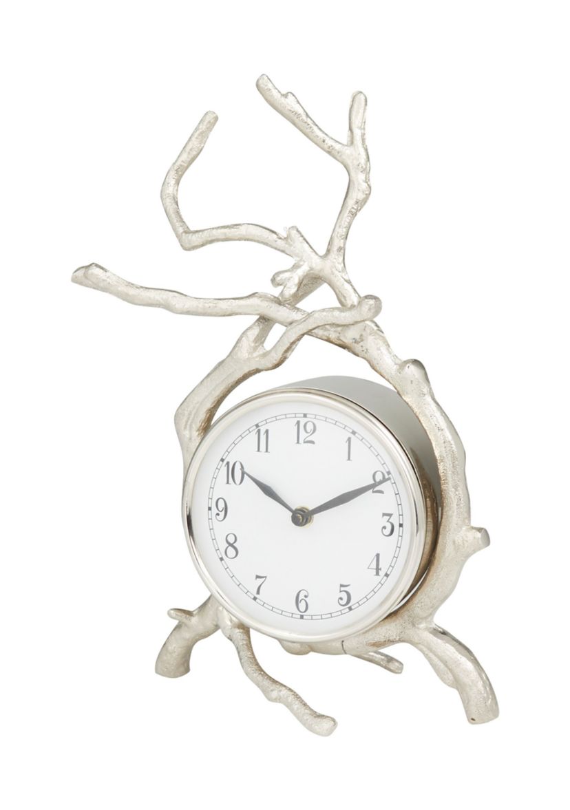 Contemporary Aluminum Clock