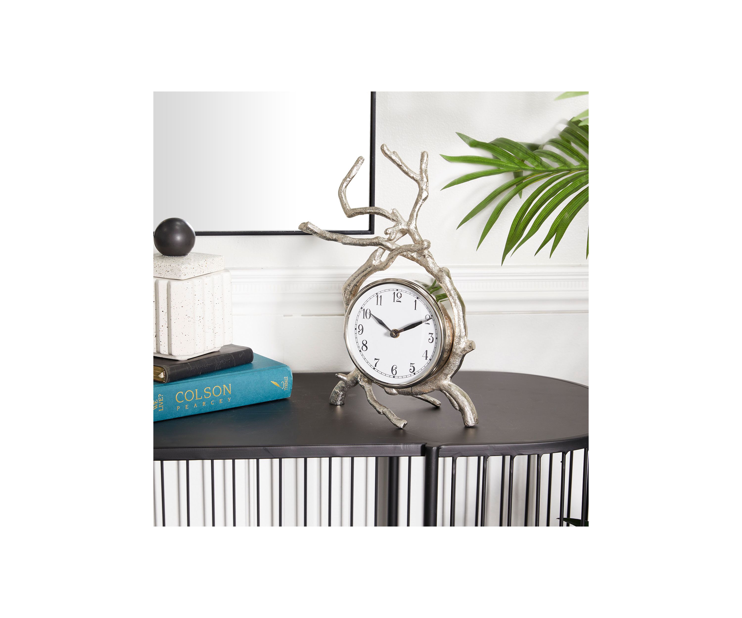 Contemporary Aluminum Clock