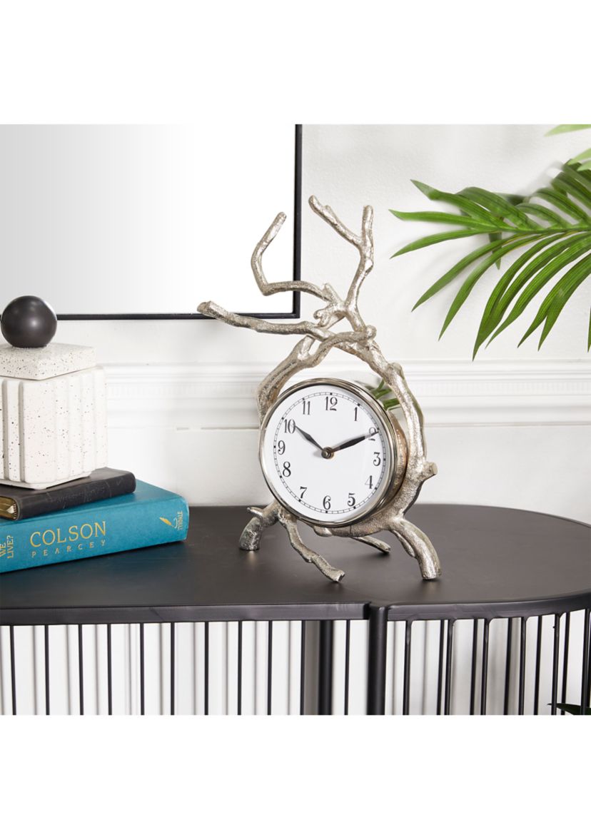 Contemporary Aluminum Clock