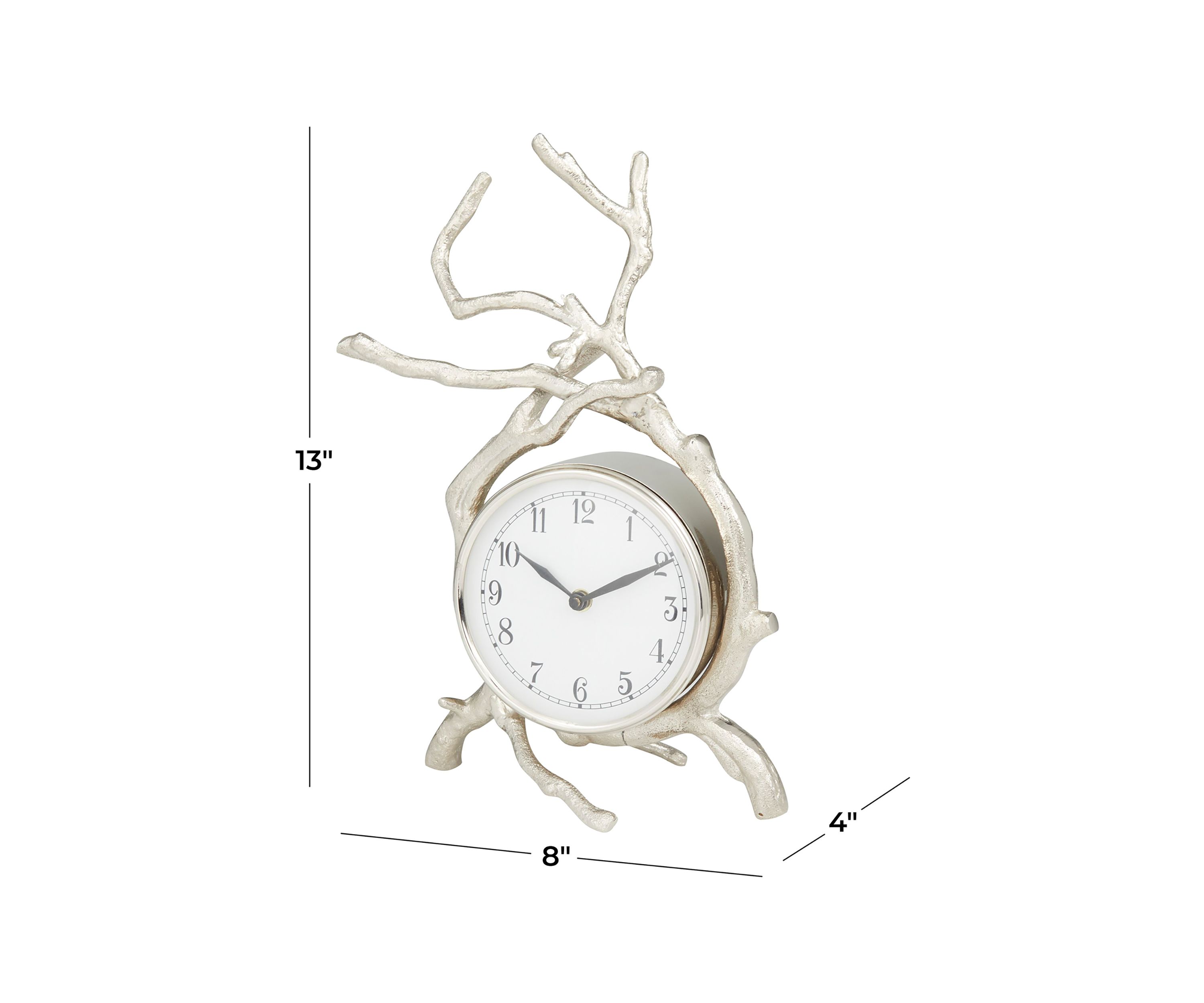 Contemporary Aluminum Clock