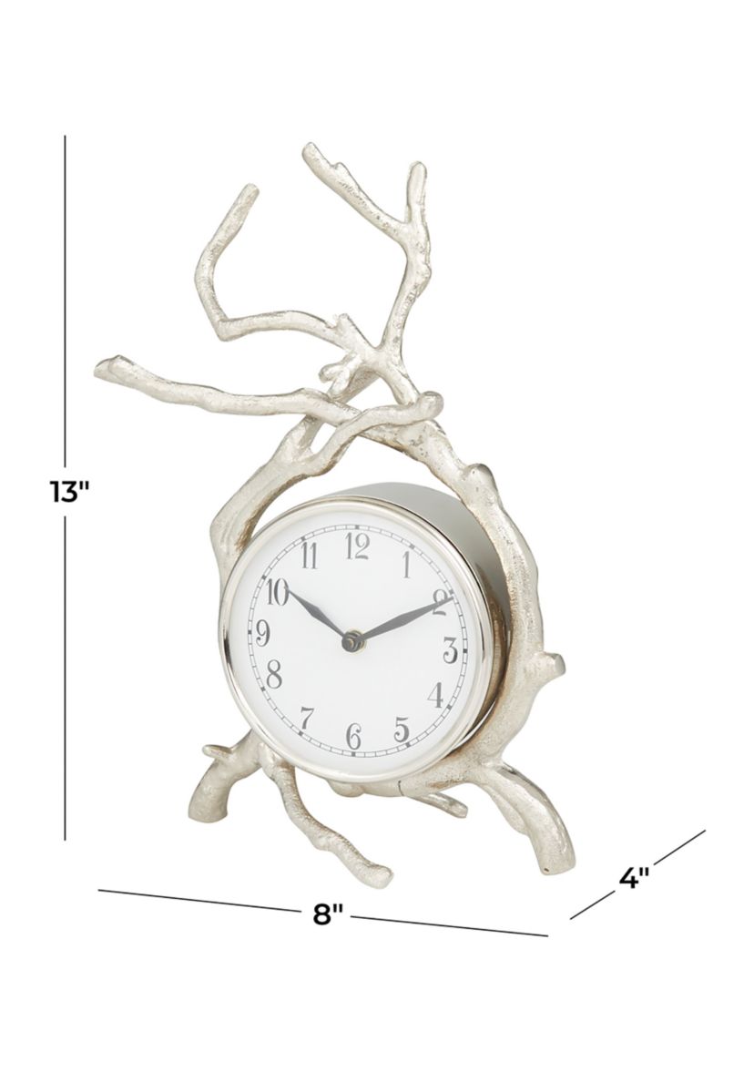 Contemporary Aluminum Clock
