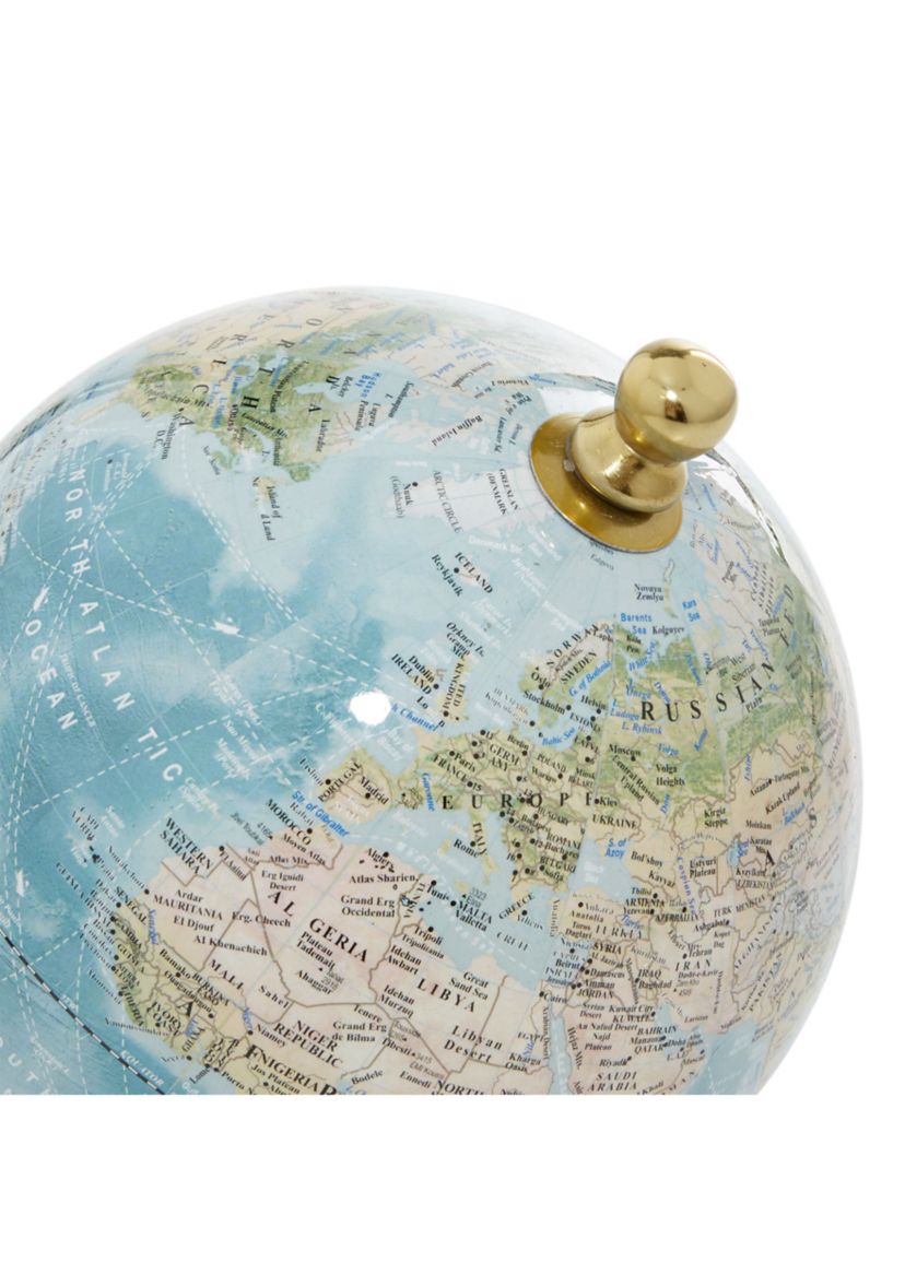Coastal Aluminum Metal Globe
