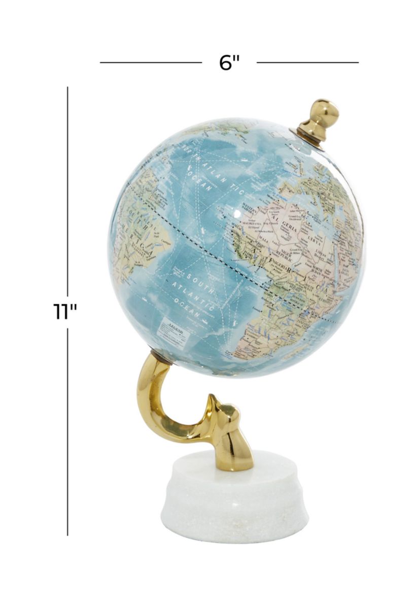 Coastal Aluminum Metal Globe