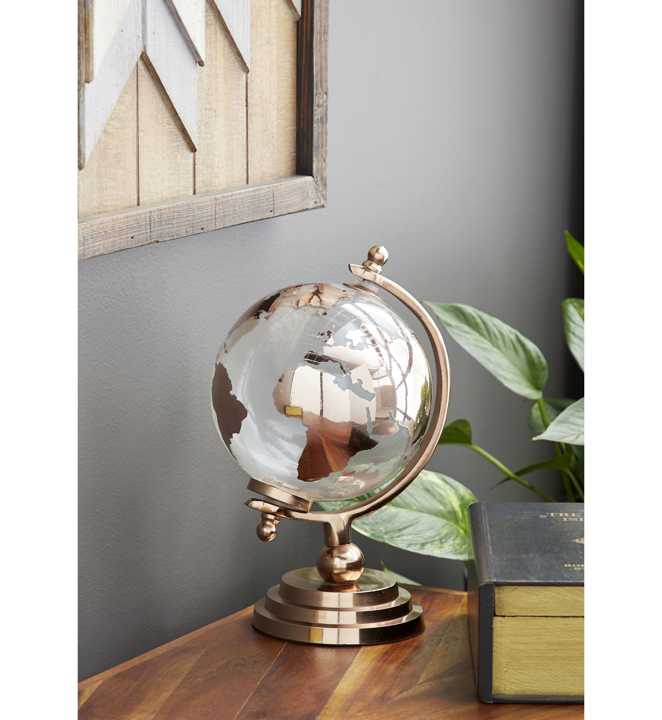 Traditional Aluminum Metal Globe
