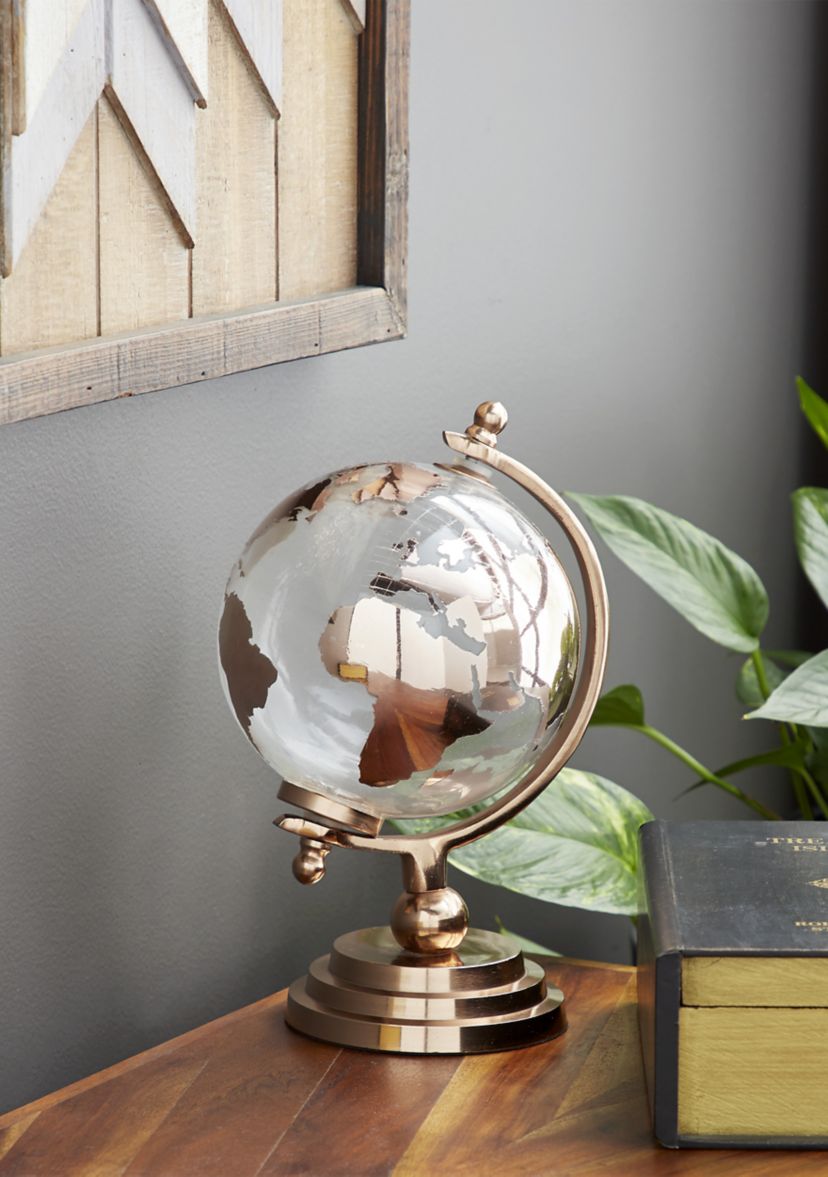 Traditional Aluminum Metal Globe