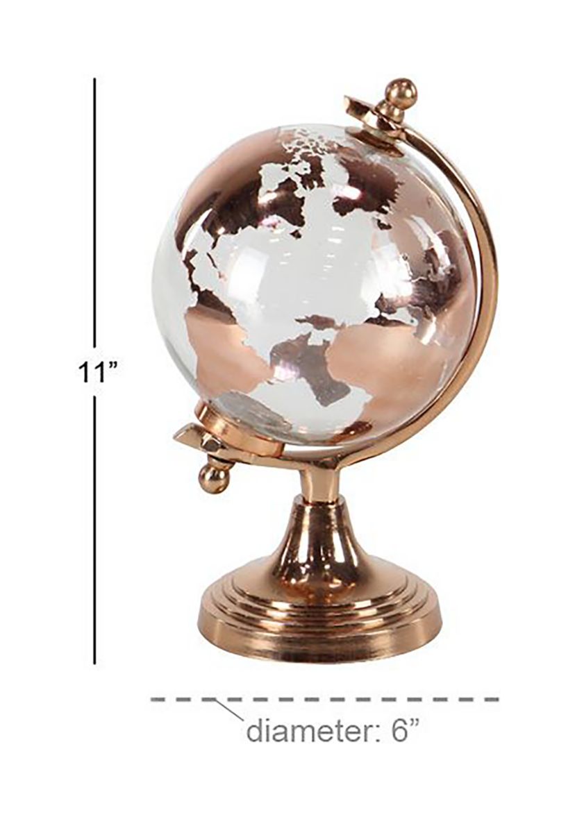 Traditional Aluminum Metal Globe