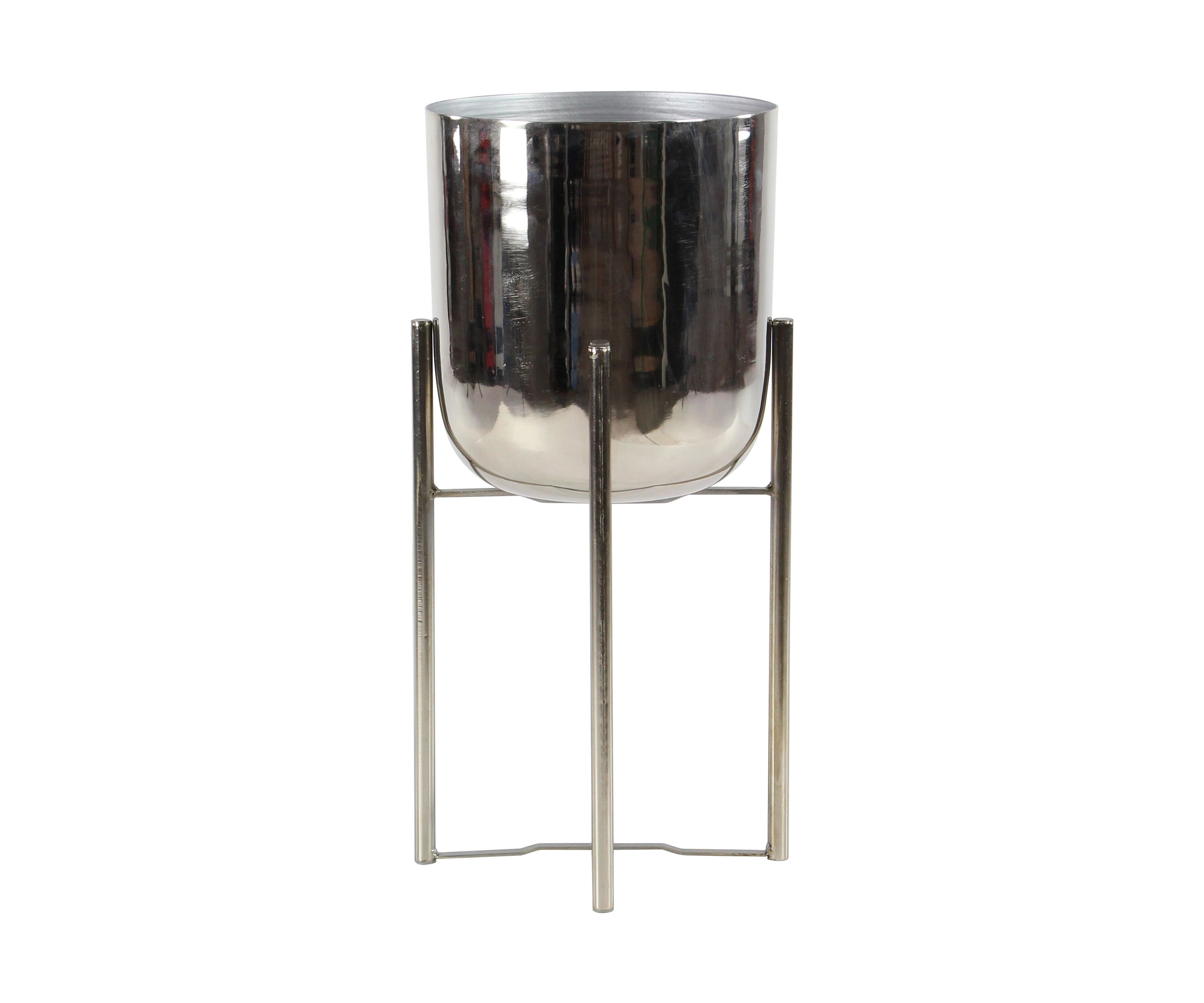 Glam Metal Planter - Set of 2