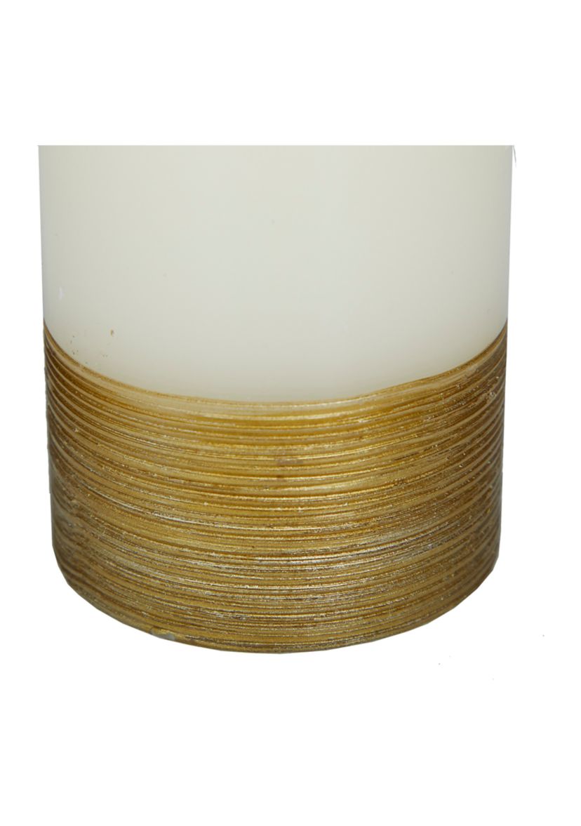 Traditional Wax Flameless Candle - Set of 3