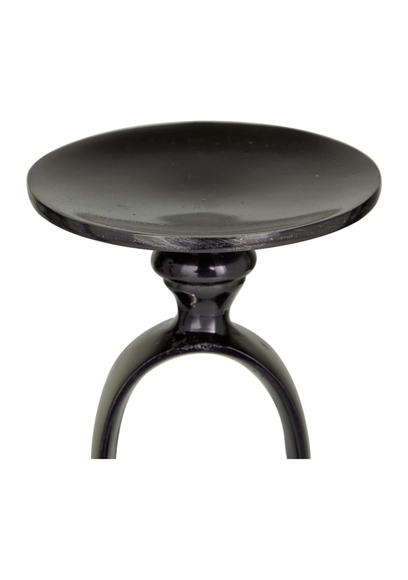 Modern Aluminum Metal Candle Holder - Set of 2