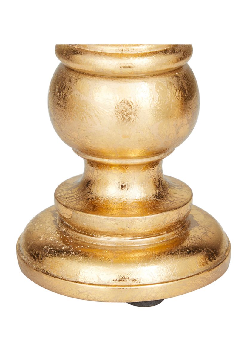 Traditional Mango Wood Candle Holder - Set of 3