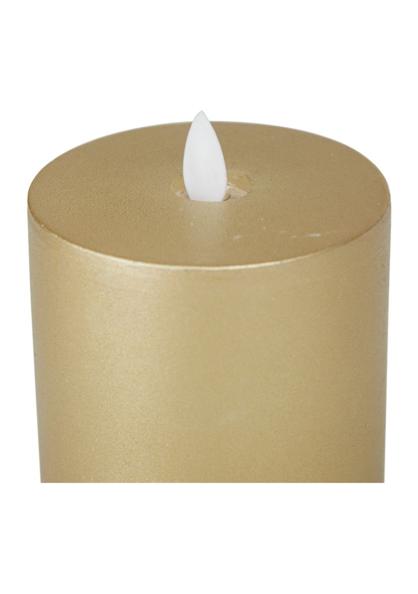 Traditional Wax Flameless Candle - Set of 3