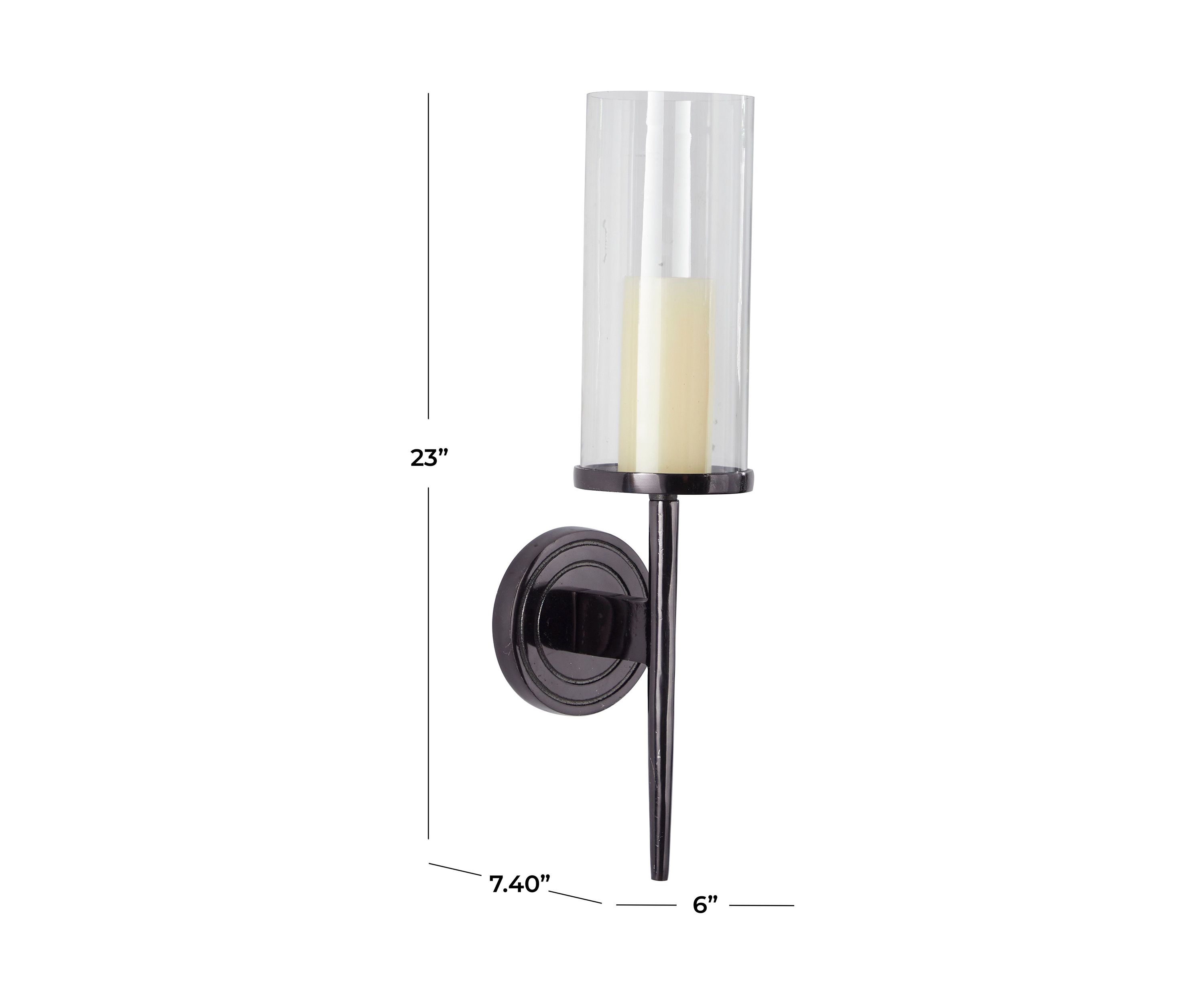 Modern Aluminum Metal Wall Sconce
