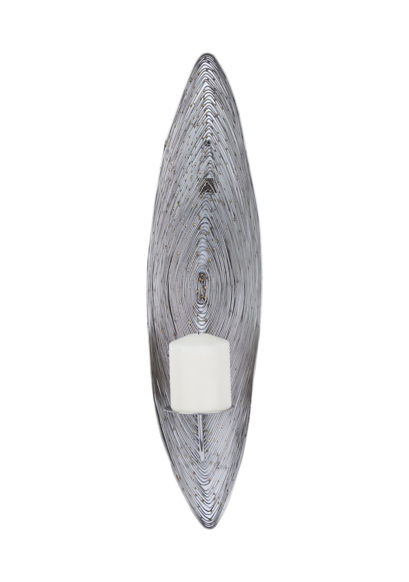 Contemporary Stainless Steel Metal Wall Sconce