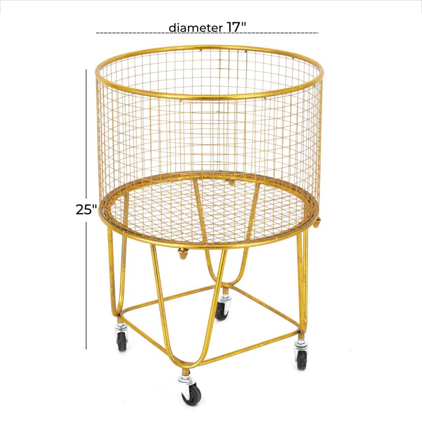 Industrial Metal Storage Cart
