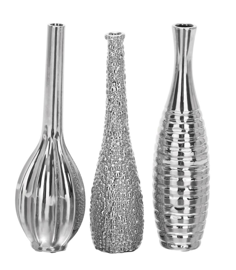 Glam Ceramic Vase - Set of 3