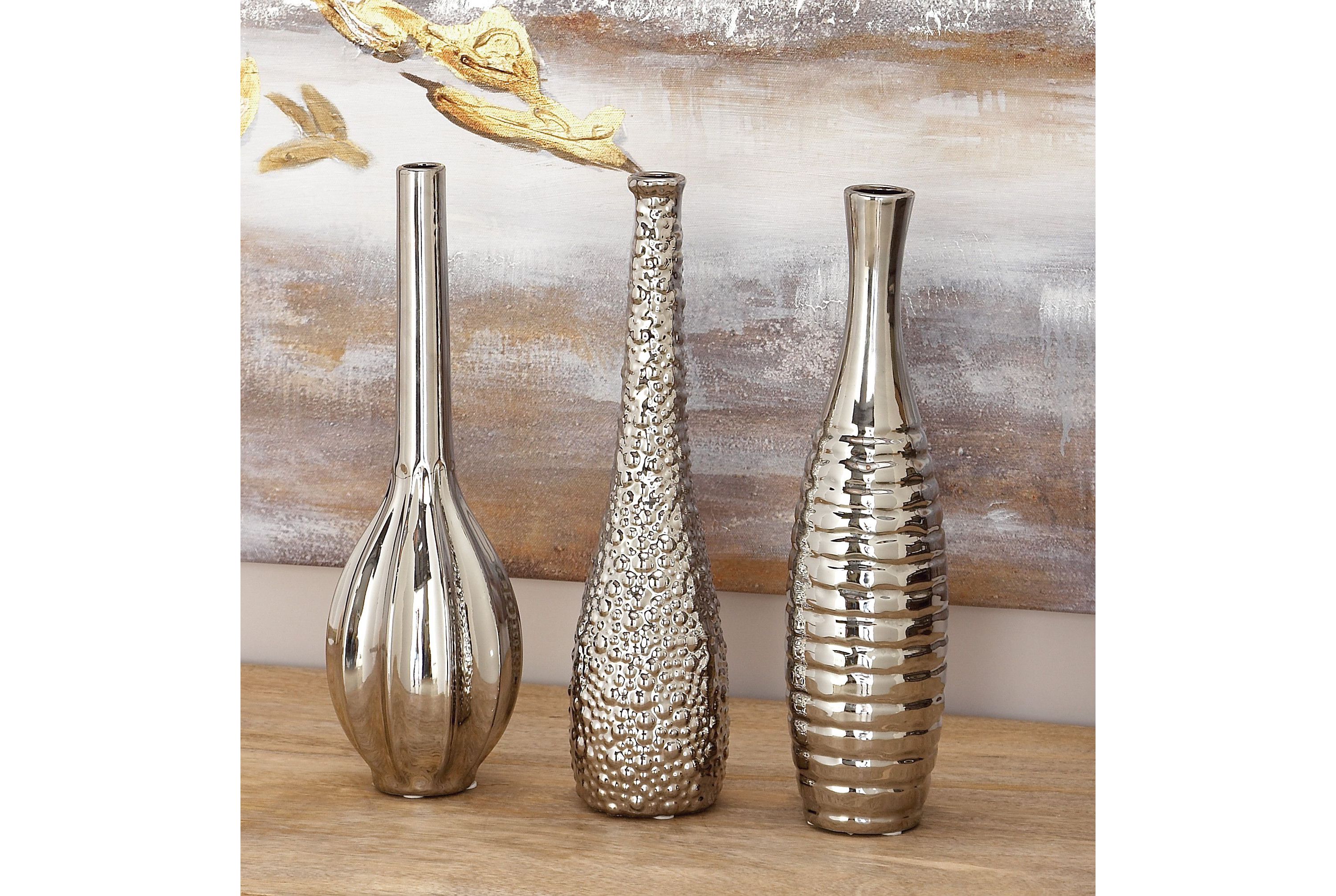 Glam Ceramic Vase - Set of 3