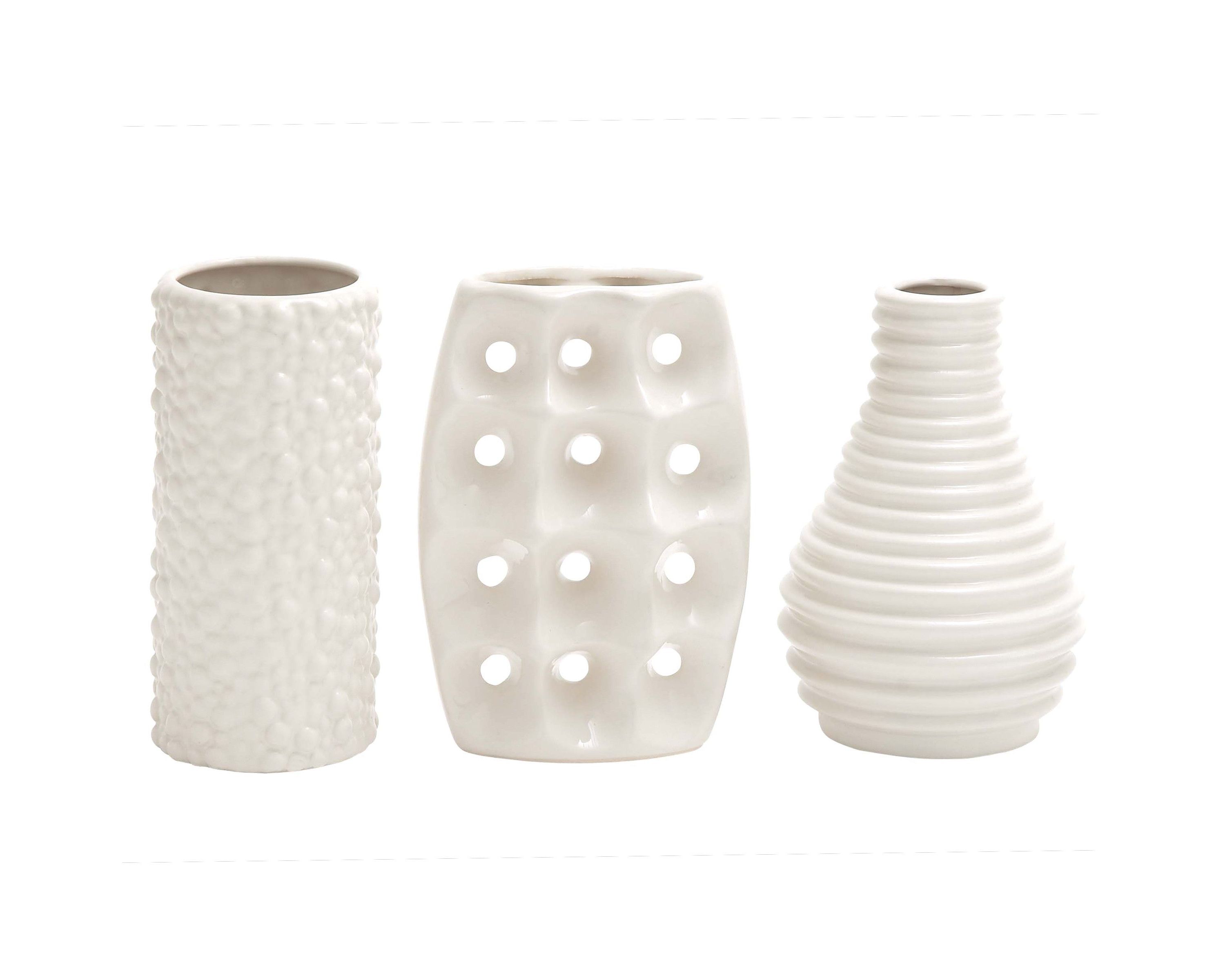 Modern Ceramic Vase - Set of 3