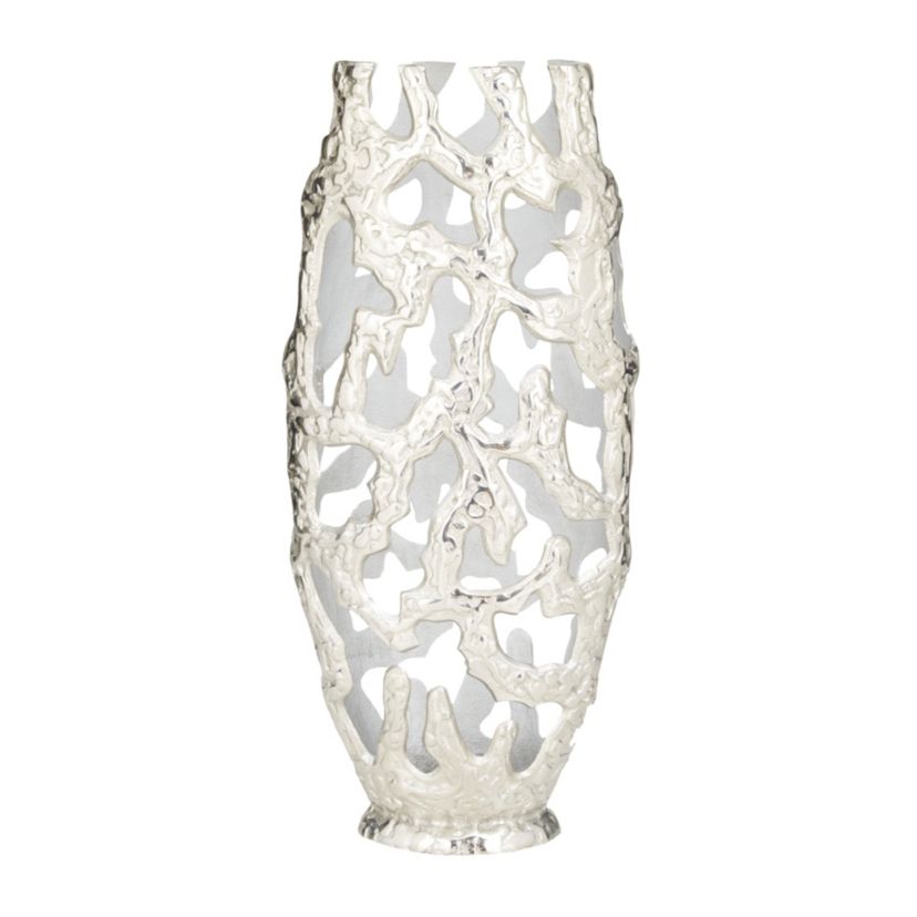 Contemporary Aluminum Metal Vase