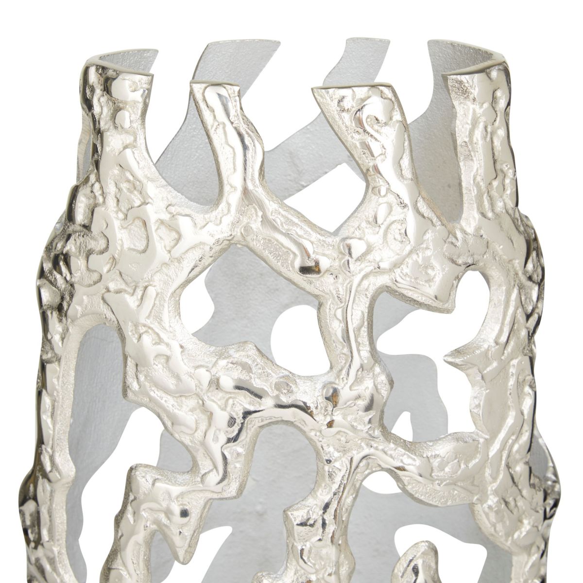 Contemporary Aluminum Metal Vase