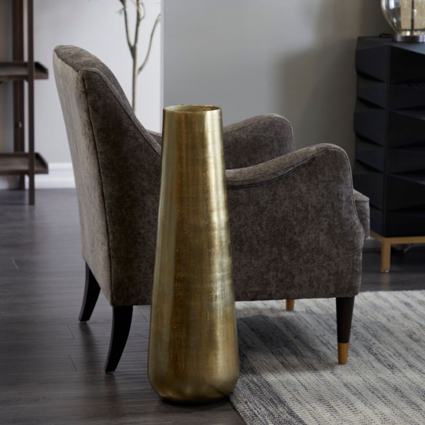 Contemporary Aluminum Vase