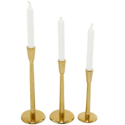 Monroe Lane Modern Aluminum Candle Holder - Set of 3 | belk