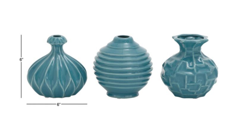 Modern Ceramic Vase - Set of 3