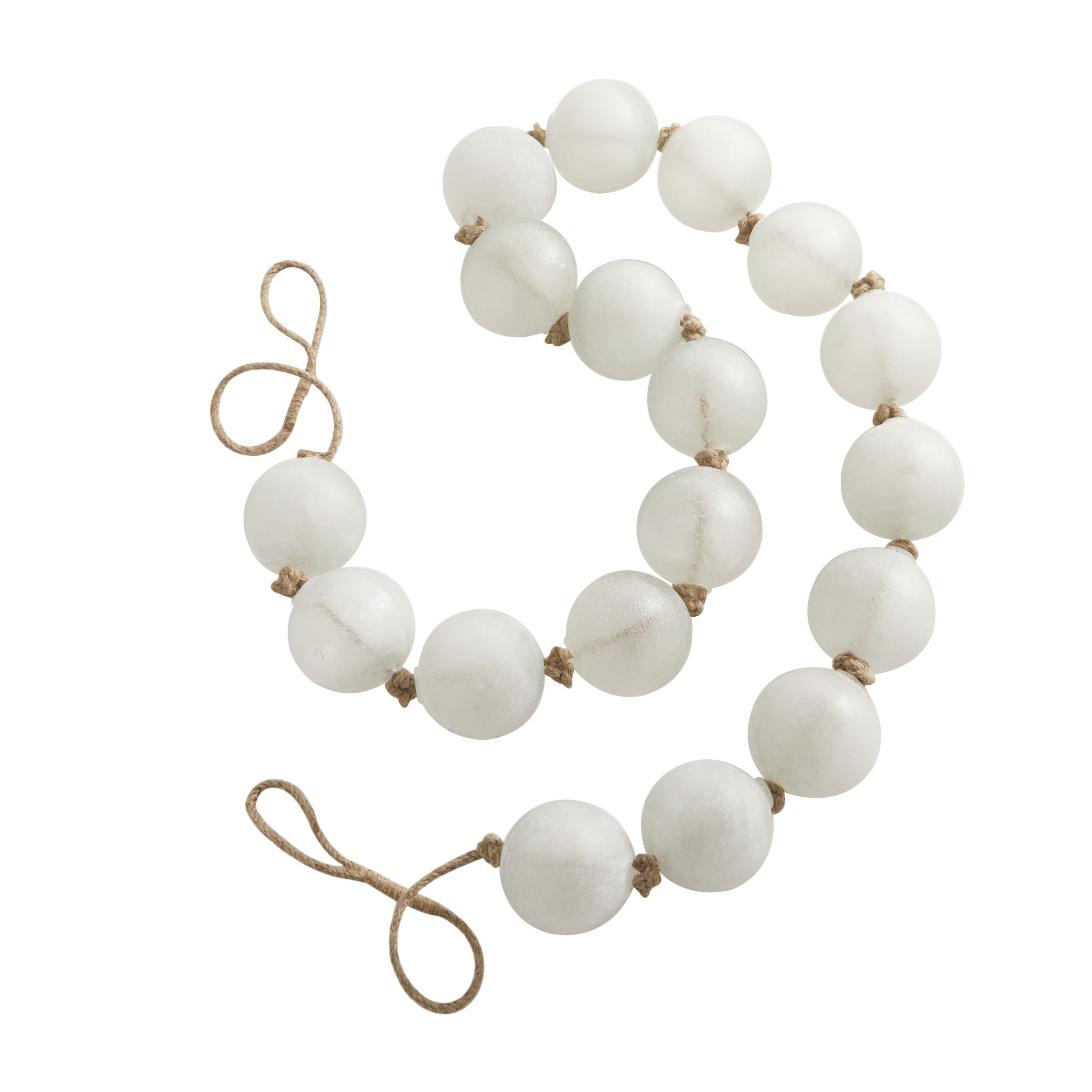 Coastal Glass Garland with Tassel