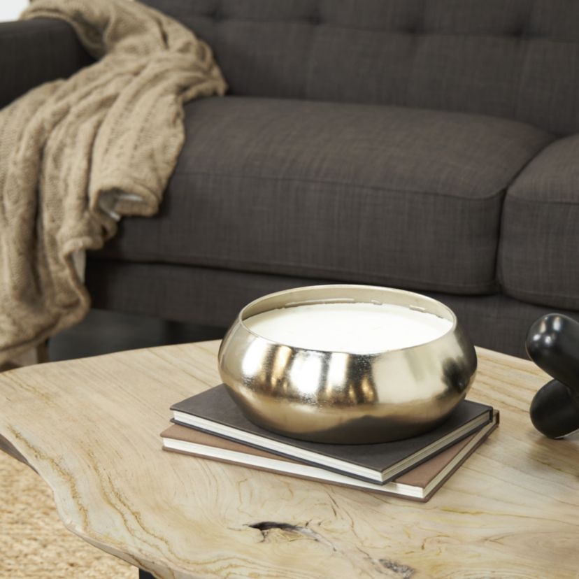 Modern Metal Candle