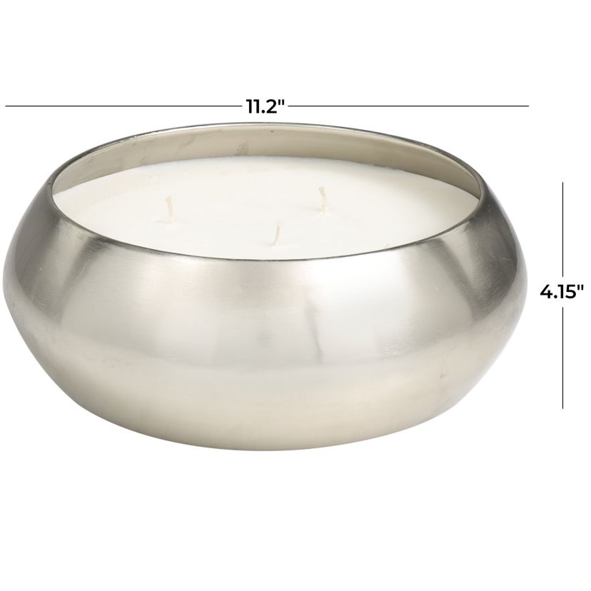 Modern Metal Candle
