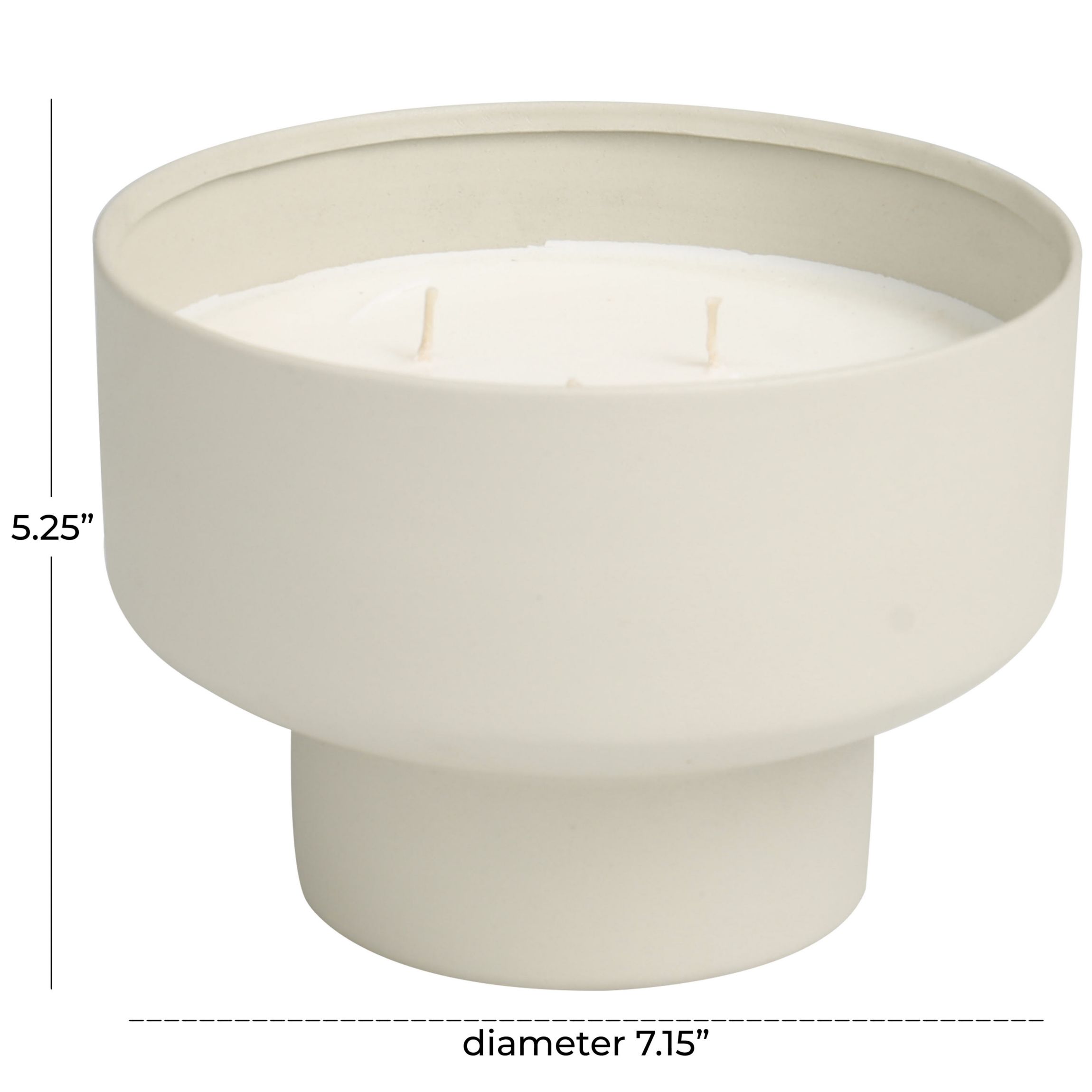 Modern Metal Candle
