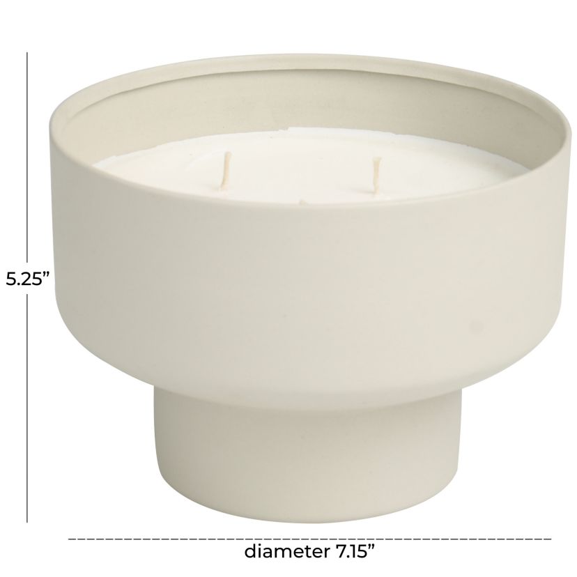Modern Metal Candle