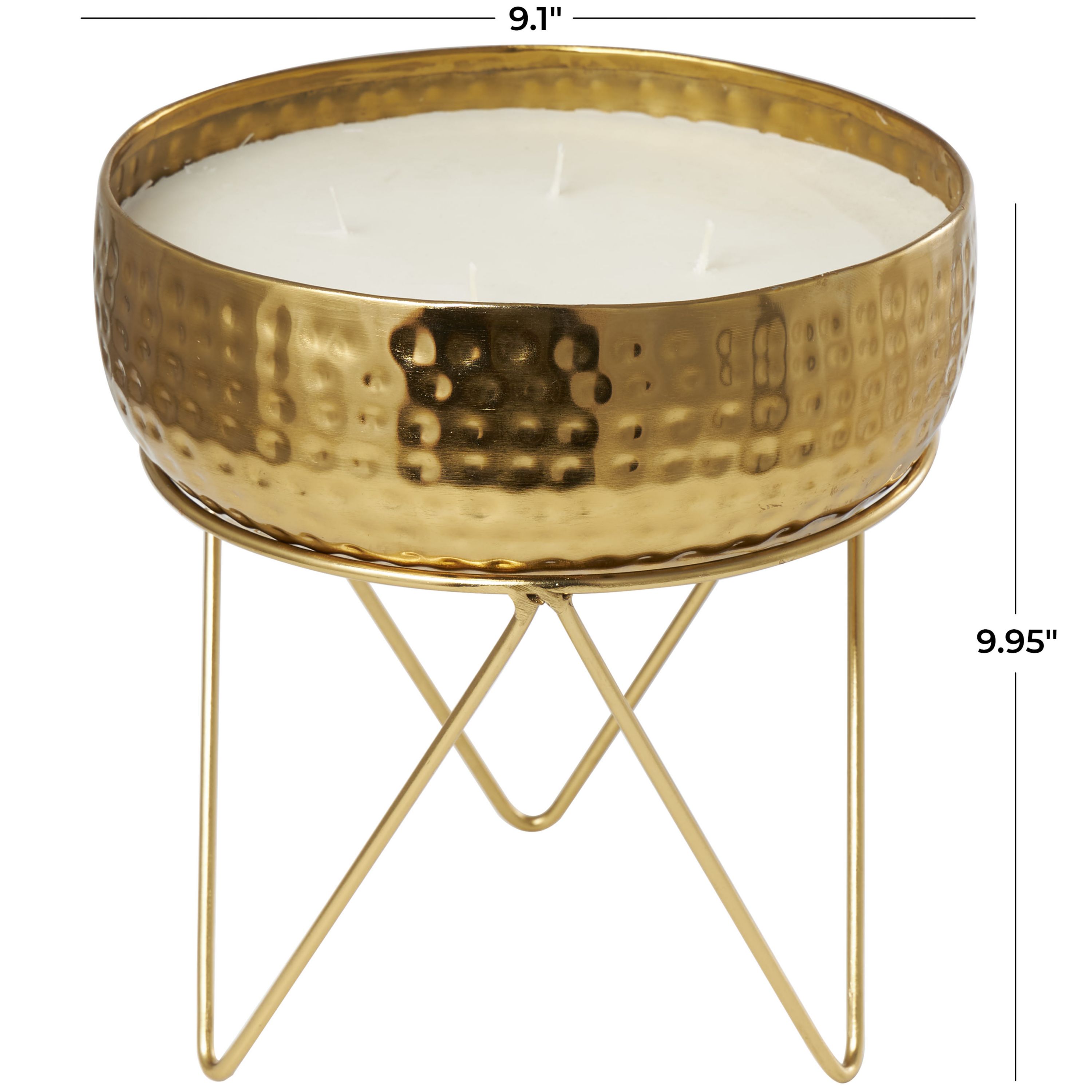 Modern Metal Candle