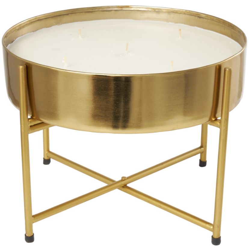 Modern Metal Candle