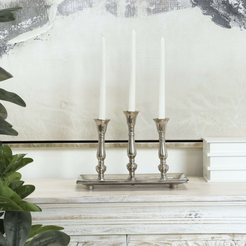 Traditional Aluminum Candelabra