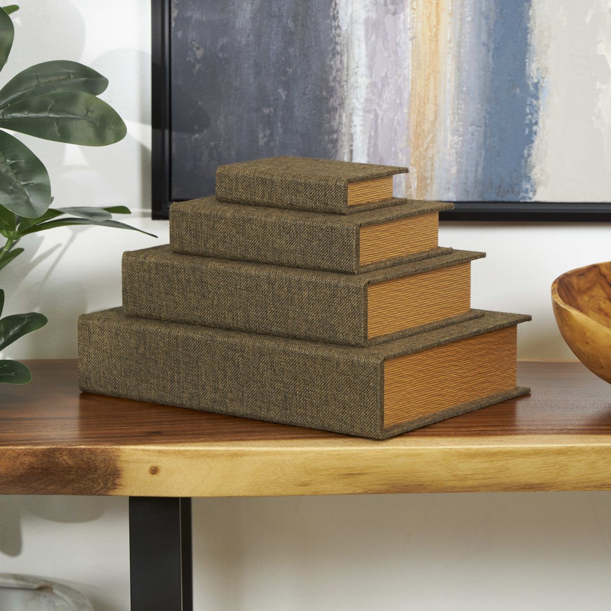 Traditional Wooden Box - Set of 4