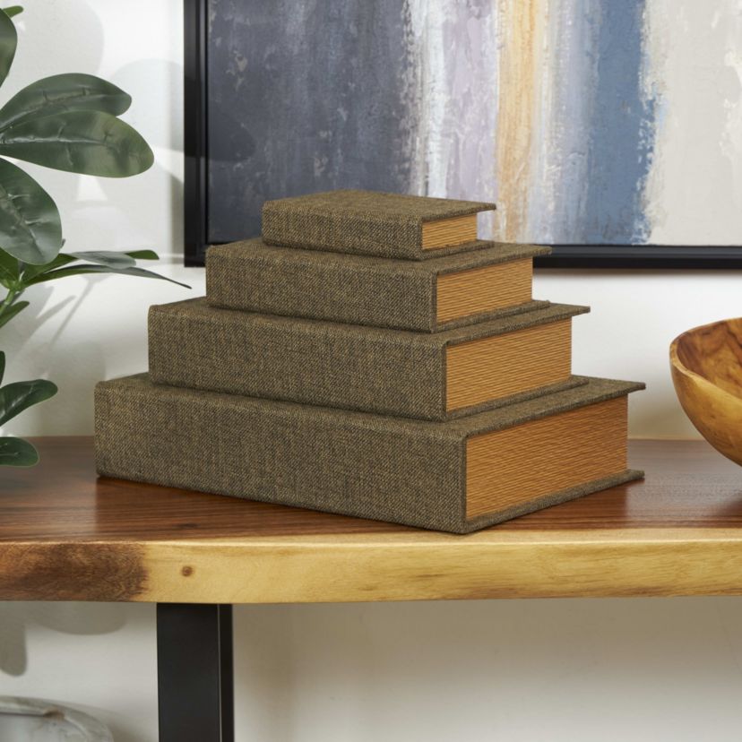 Traditional Wooden Box - Set of 4