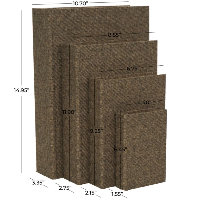 Traditional Wooden Box - Set of 4