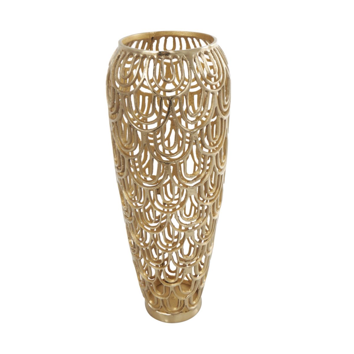 Contemporary Aluminum Metal Vase