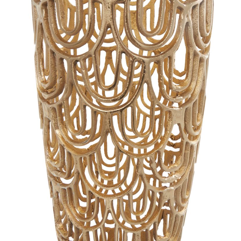 Contemporary Aluminum Metal Vase