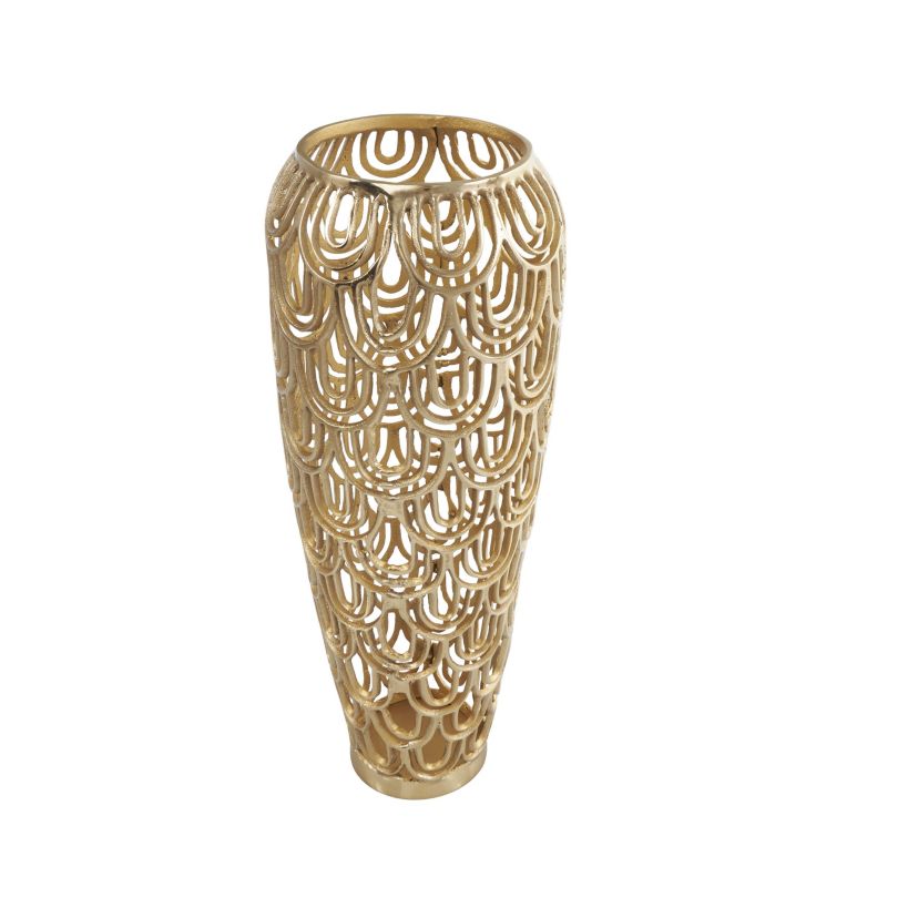 Contemporary Aluminum Metal Vase