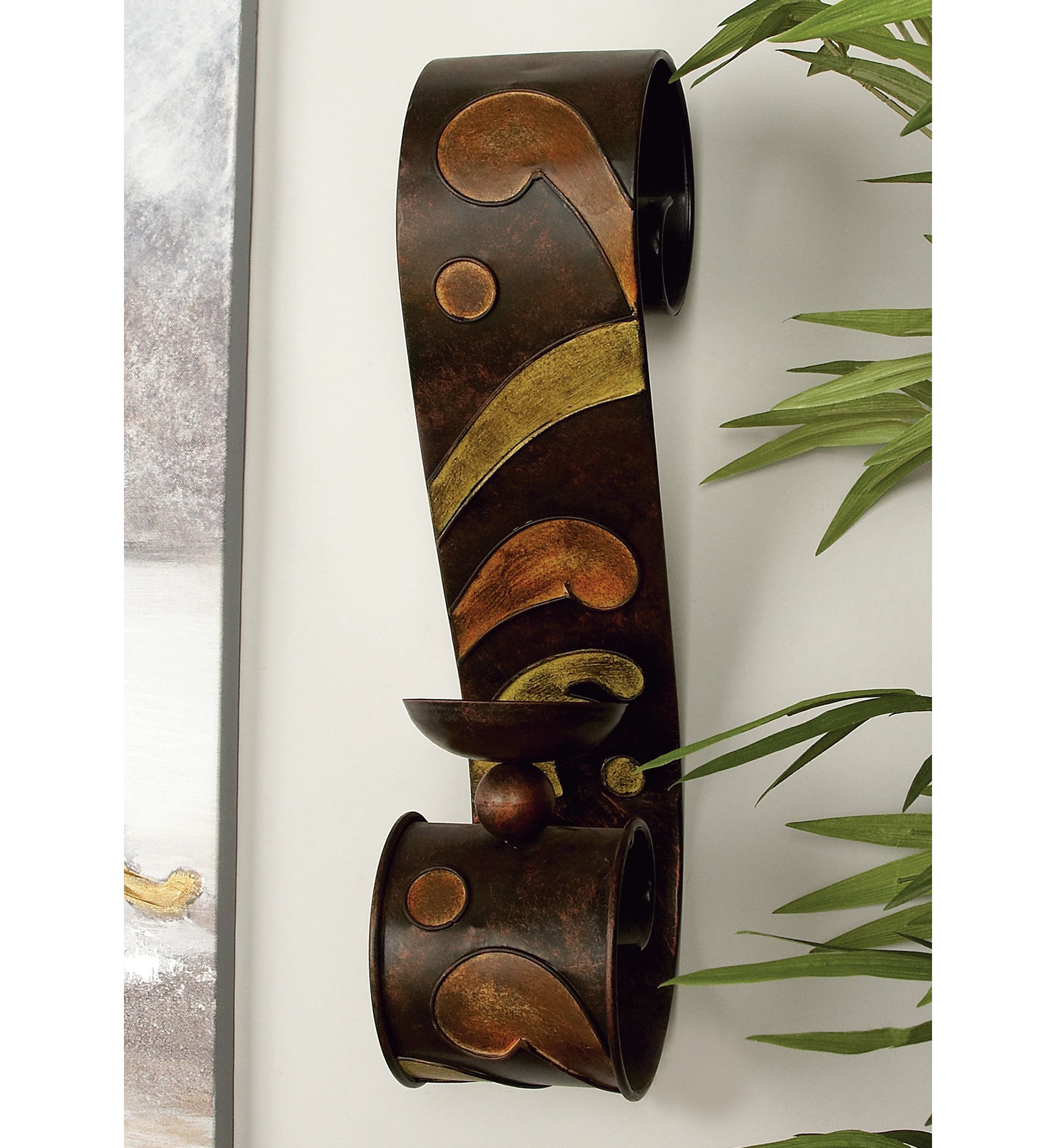 Traditional Metal Wall Sconce - Set of 2