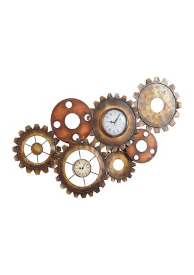 Industrial Metal Wall Clock