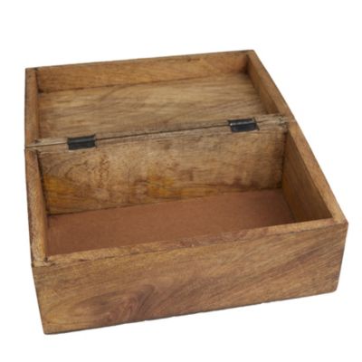 Rustic Mango Wood Box - Set of 3